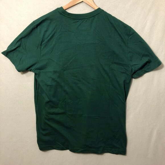 Under Disguise T-Shirt Mens L Green Christmas Short Sleeve Bottoms Up Graphic - Picture 2 of 7
